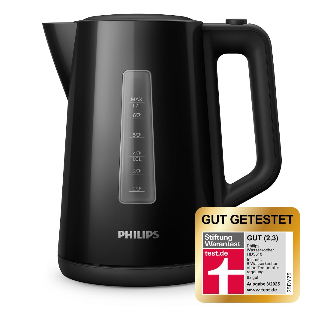 Philips HD9350 / 90 kettle (2200 watts, 1.7 liters, stainless steel)