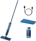 Philips OneUp 3000 Series Electric Mop - 2 x Cleaner Floors², 2 x Faster Wiping, Wireless with 360° Swivel, 2 Washable Reusable Pads, Long-Lasting Battery (XV3101/11)