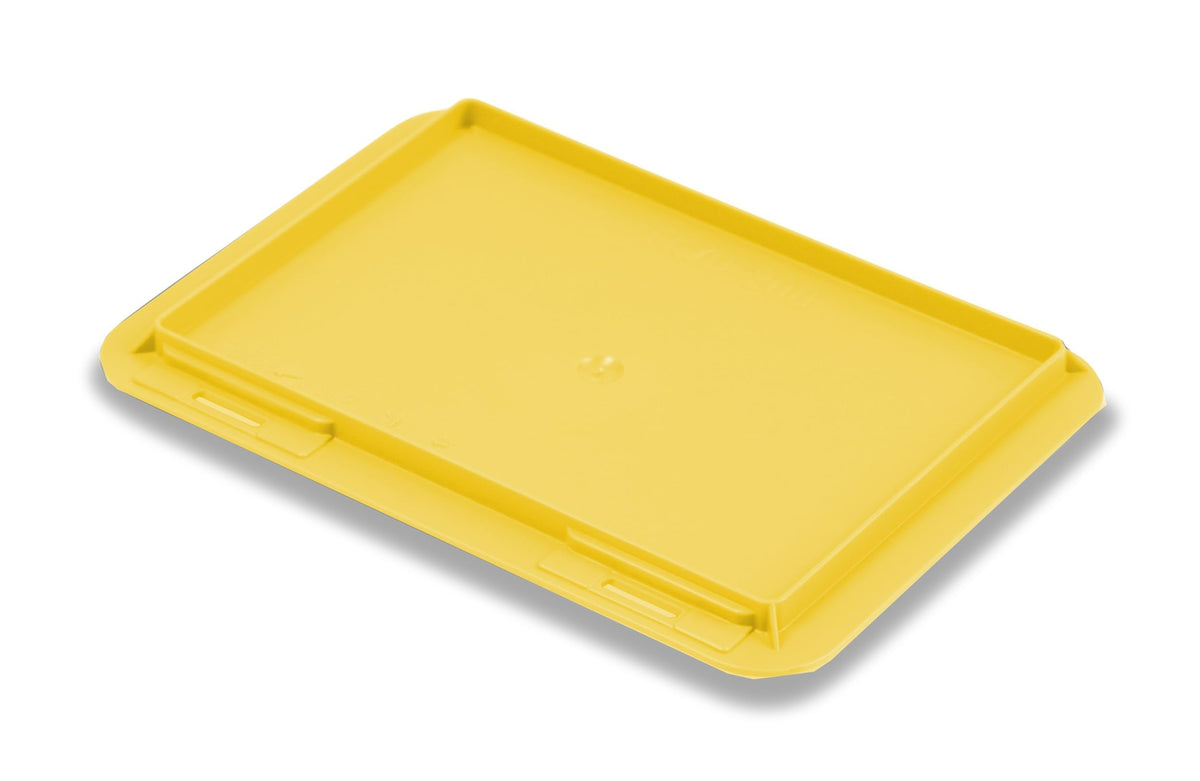 1a-TopStore Euro Container, Stacking Box, Storage Container, Plastic and Transport Box, Over 23 Sizes, Many Colours, Food-Safe & Made of Robust PP (Grey, 40 x 30 x 7.5 cm)