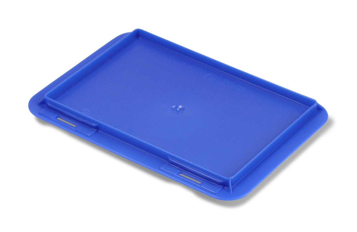 1a-TopStore Euro Container, Stacking Box, Storage Container, Plastic and Transport Box, Over 23 Sizes, Many Colours, Food-Safe & Made of Robust PP (Grey, 40 x 30 x 7.5 cm)
