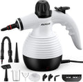 Handheld Steam Cleaner with 10 Piece Accessories, 1050W Steam Cleaner for Household, Kitchen, Bathroom, Window, Upholstery & Car - 100% Chemical Free, High Pressure Steam Against Dirt, Grease & Bacteria