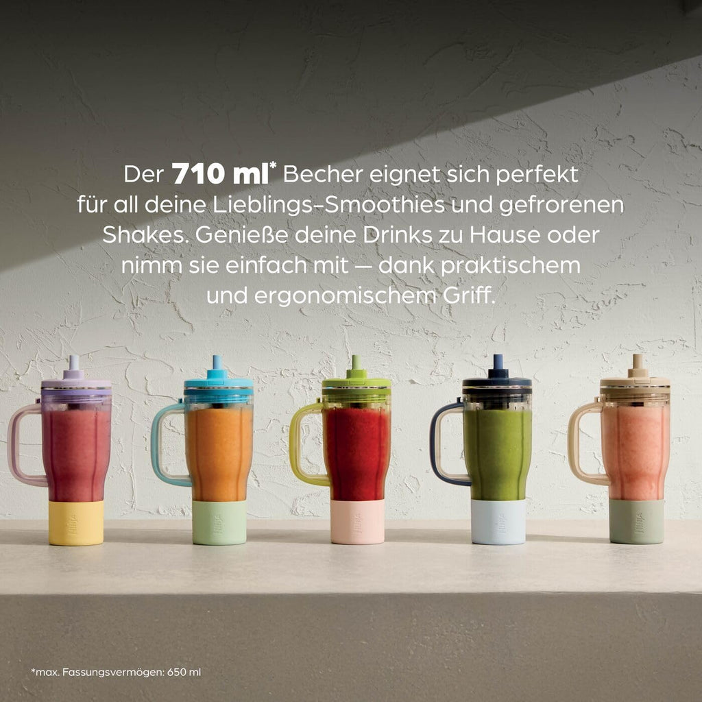 Ninja BlendBoss Blender with Portable Cup, Blender with Removable Travel Cup, 3 Preset Auto Modes, Cyberspace DB351EUCY