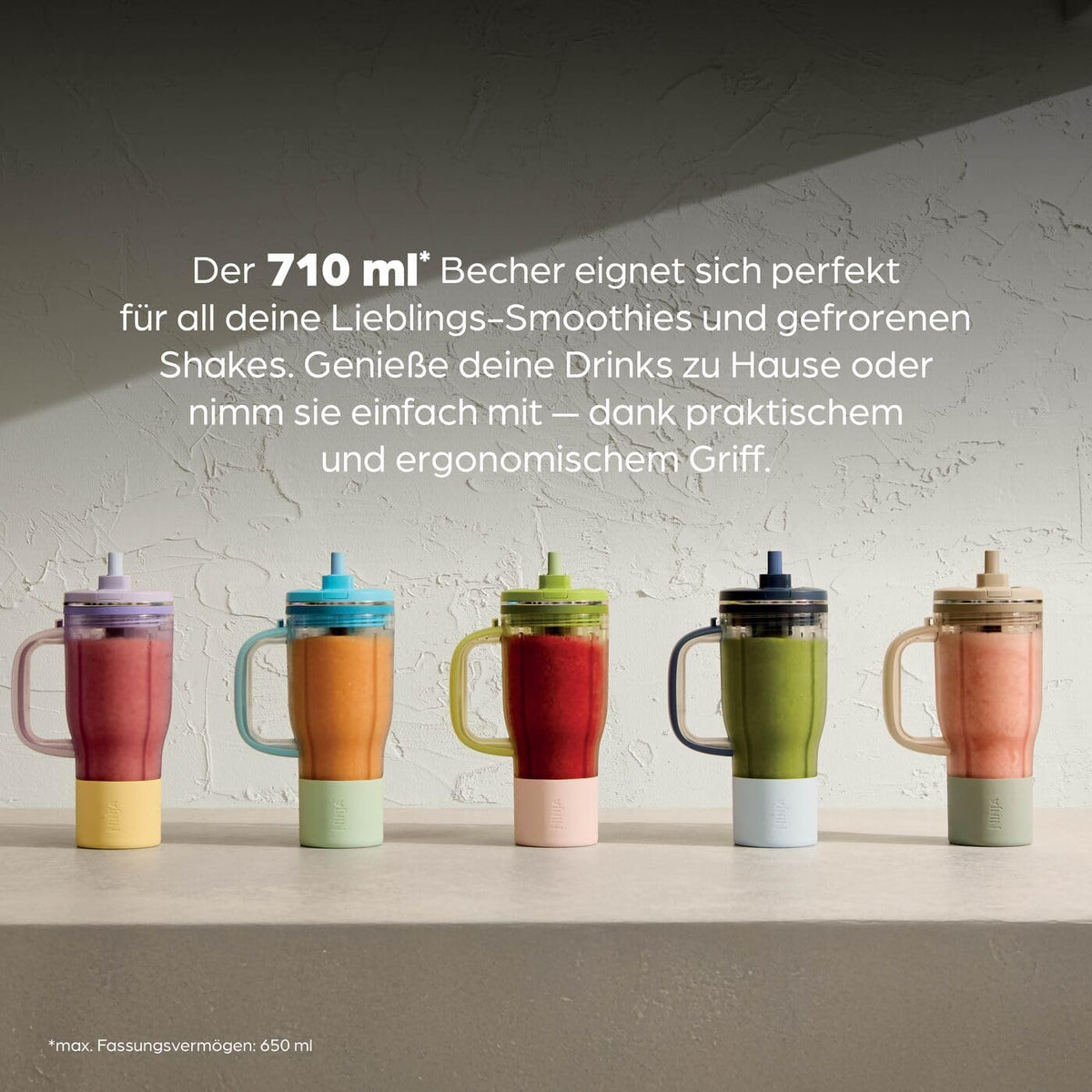 Ninja BlendBoss Blender with Portable Cup, Blender with Removable Travel Cup, 3 Preset Auto Modes, Cyberspace DB351EUCY