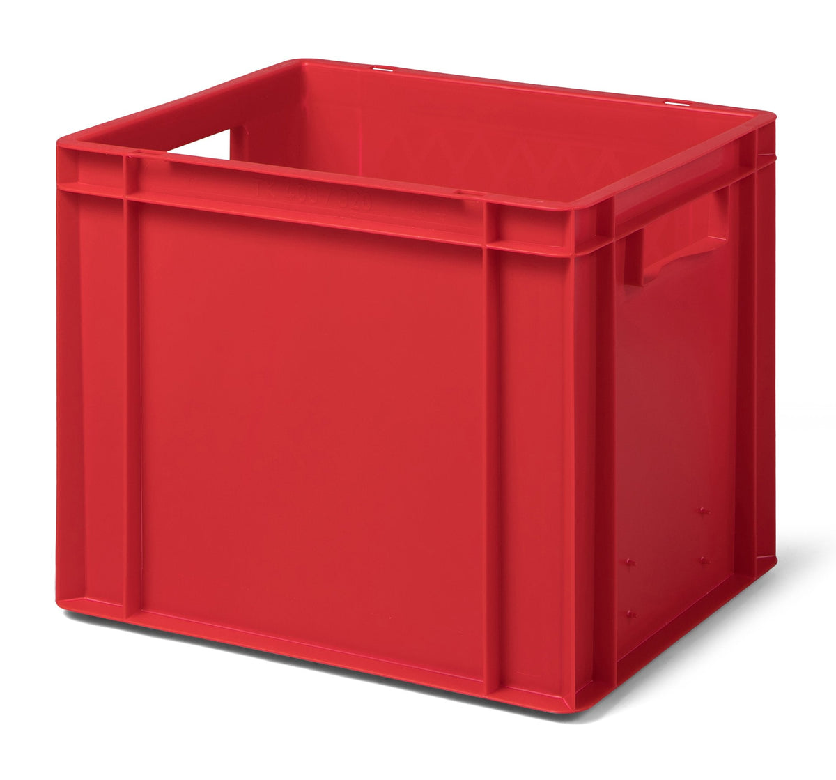 1a-TopStore Euro Container, Stacking Box, Storage Container, Plastic and Transport Box, Over 23 Sizes, Many Colours, Food-Safe & Made of Robust PP (Grey, 40 x 30 x 7.5 cm)