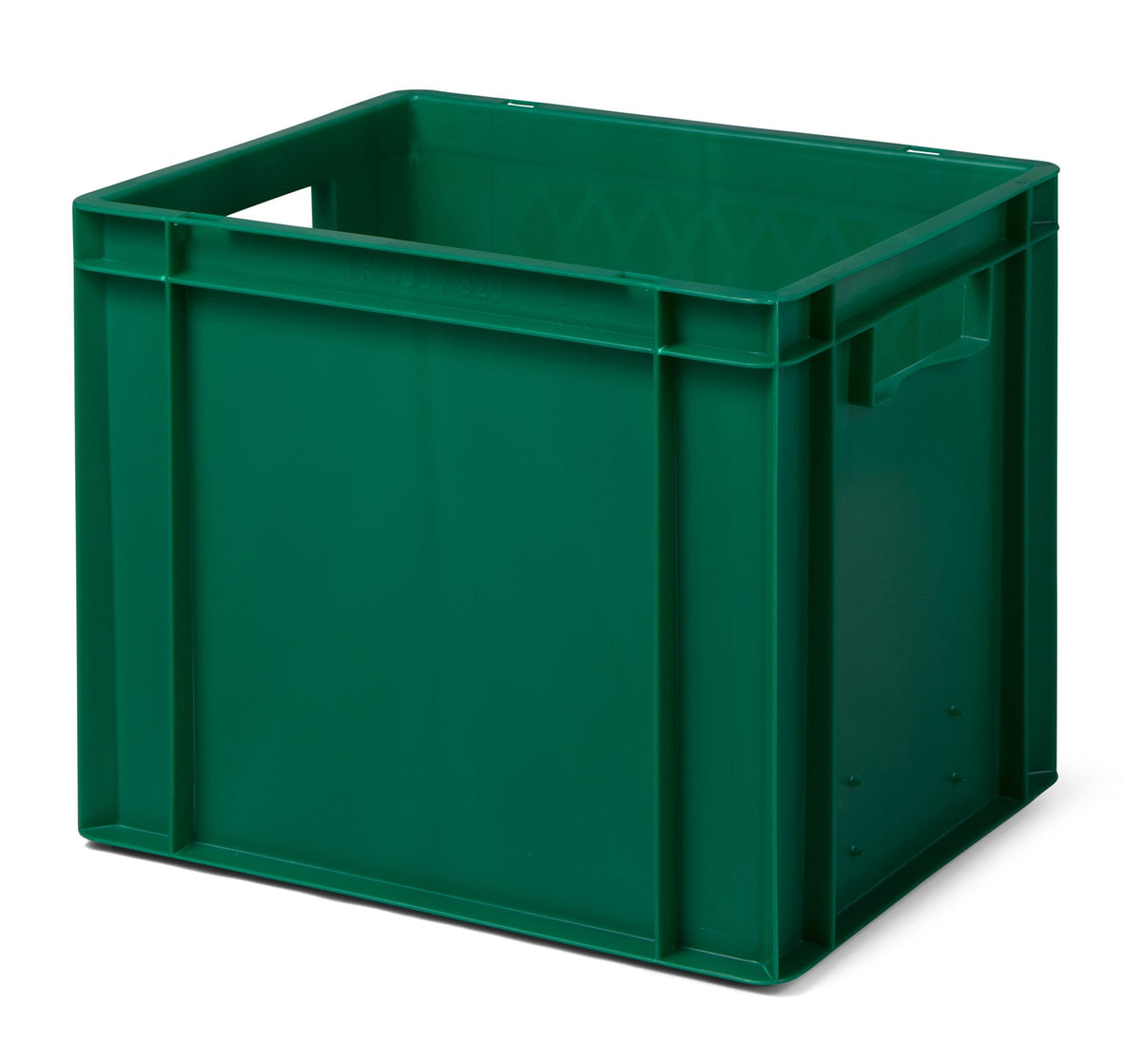 1a-TopStore Euro Container, Stacking Box, Storage Container, Plastic and Transport Box, Over 23 Sizes, Many Colours, Food-Safe & Made of Robust PP (Grey, 40 x 30 x 7.5 cm)