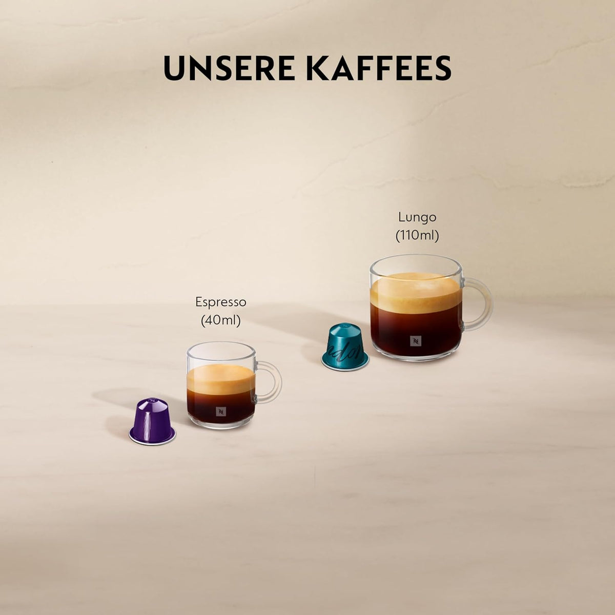 De'Longhi Nespresso Inissia EN 80.B, high pressure pump, energy saving function, compact design, black