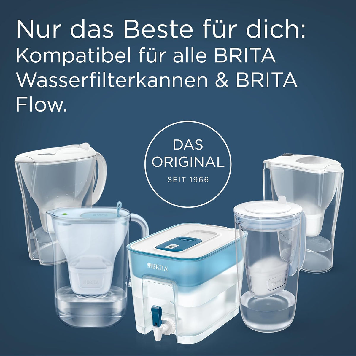 BRITA Maxtra Pro All-in-1 Water Filter Cartridge, Pack of 12 (Annual Stock), Replacement Cartridges Reduce Limescale, Chlorine, Pesticides and Impurities for Tap Water with Better Taste